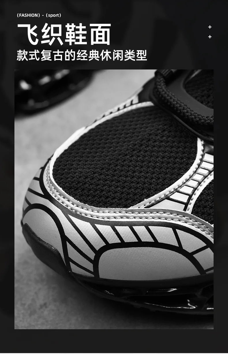 2025 Lexsan Men's Running Shoes Mesh Breathable Casual Sneakers with Luxury Designer Blade Cushioning for Fashionable Comfort