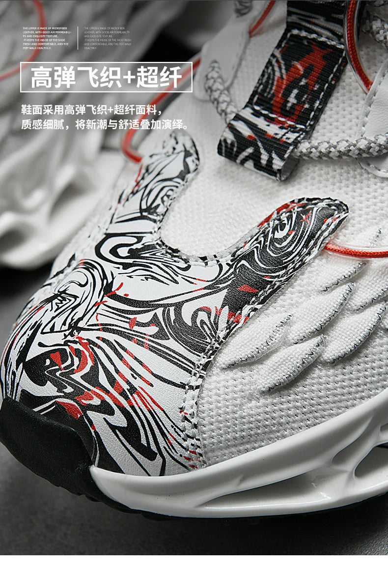 2025 Lexsan Men's Running Shoes Mesh Breathable Casual Sneakers with Luxury Designer Blade Cushioning for Fashionable Comfort