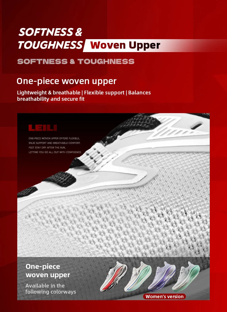 QIAODAN TG2.0 LEILI Men's Marathon Racing Shoes 2026 New High Rebound Shock Absorb Distance Training Sport Sneaker QDB023264285