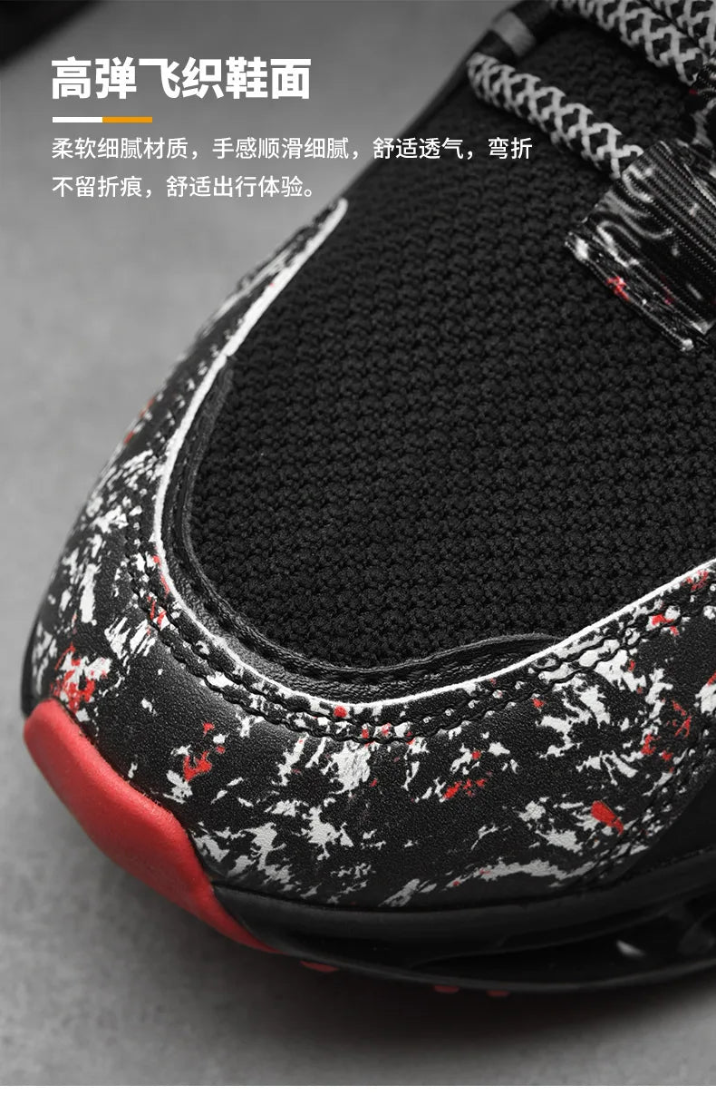 2025 Lexsan Men's Running Shoes Mesh Breathable Casual Sneakers with Luxury Designer Blade Cushioning for Fashionable Comfort
