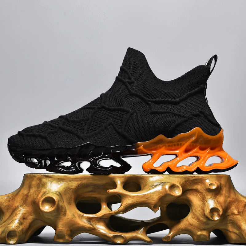 2025 Lexsan Men's Running Shoes Mesh Breathable Casual Sneakers with Luxury Designer Blade Cushioning for Fashionable Comfort