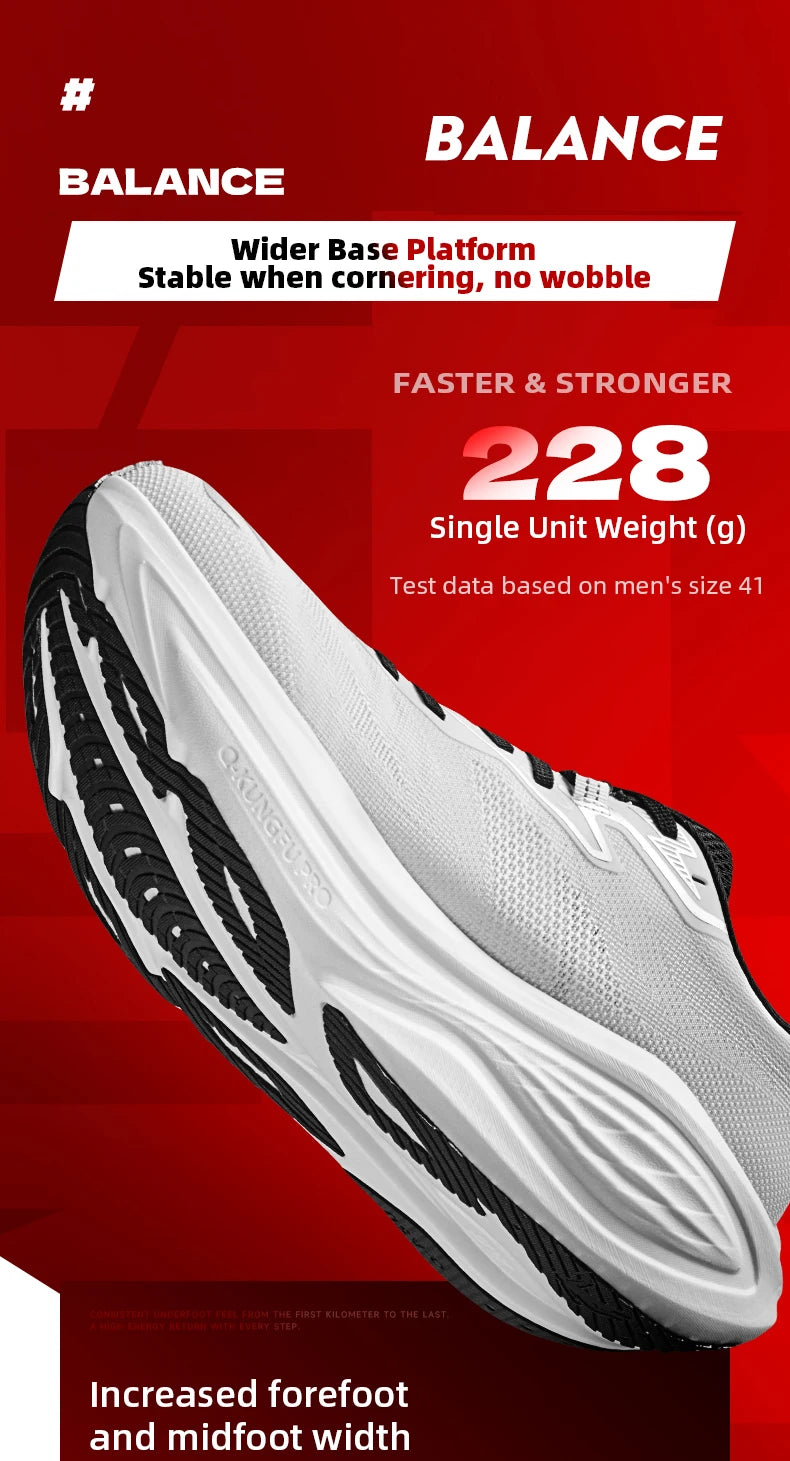 QIAODAN TG2.0 LEILI Men's Marathon Racing Shoes 2026 New High Rebound Shock Absorb Distance Training Sport Sneaker QDB023264285