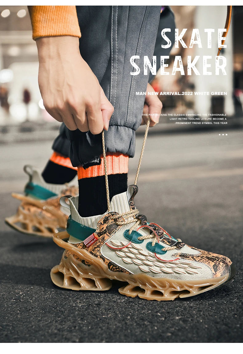2025 Lexsan Men's Running Shoes Mesh Breathable Casual Sneakers with Luxury Designer Blade Cushioning for Fashionable Comfort