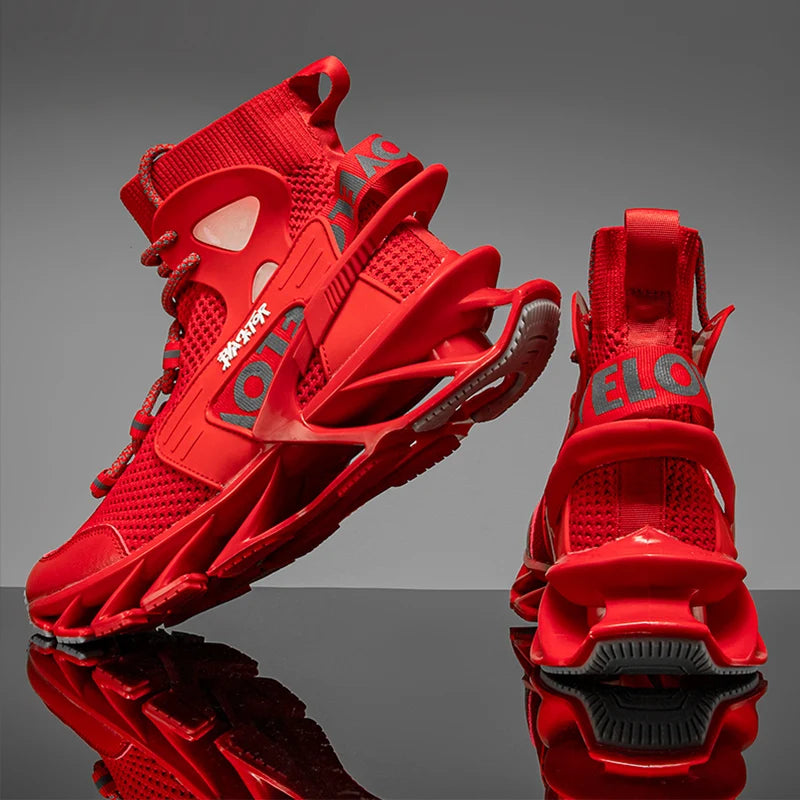 2025 Lexsan Men's Running Shoes Mesh Breathable Casual Sneakers with Luxury Designer Blade Cushioning for Fashionable Comfort