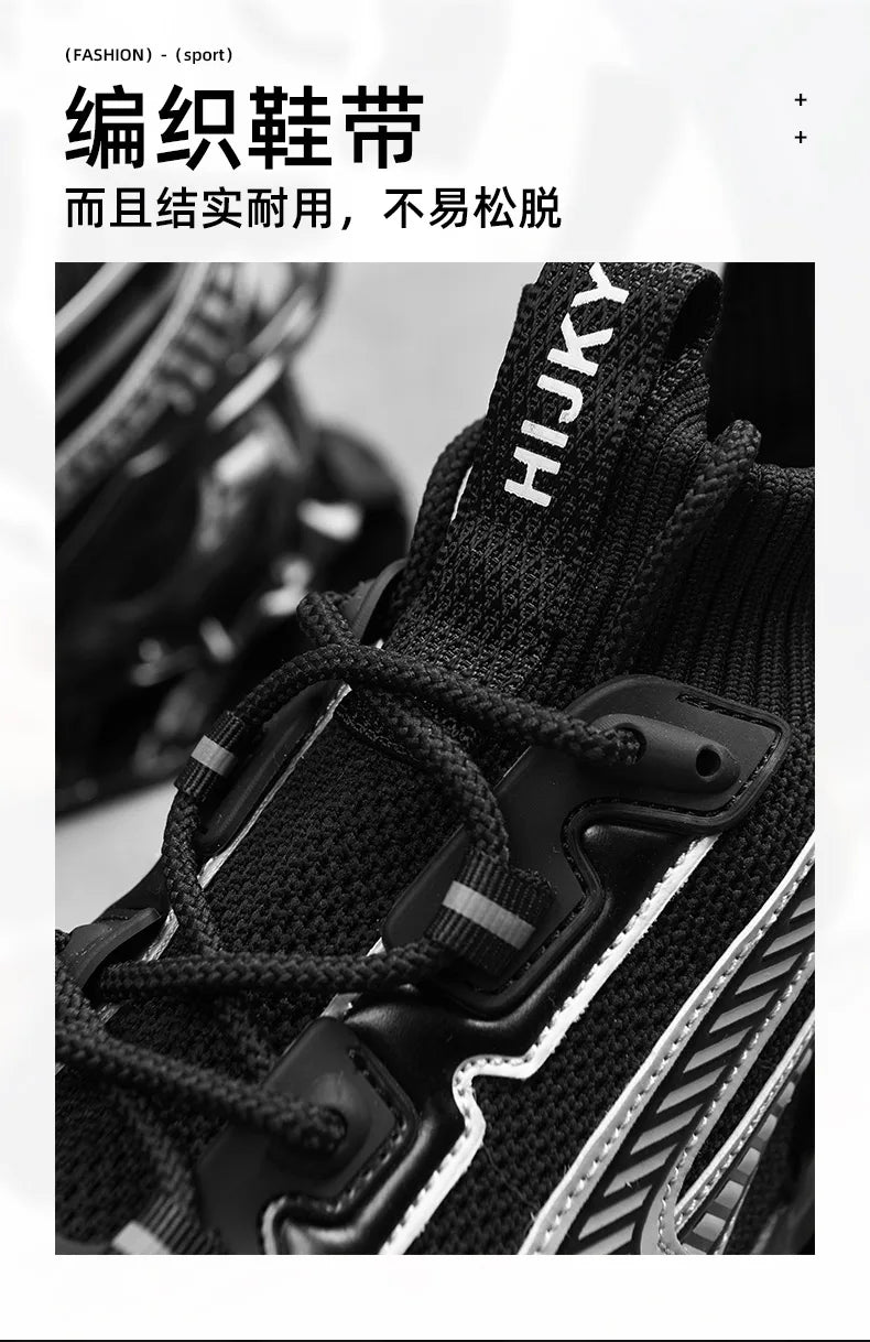 2025 Lexsan Men's Running Shoes Mesh Breathable Casual Sneakers with Luxury Designer Blade Cushioning for Fashionable Comfort
