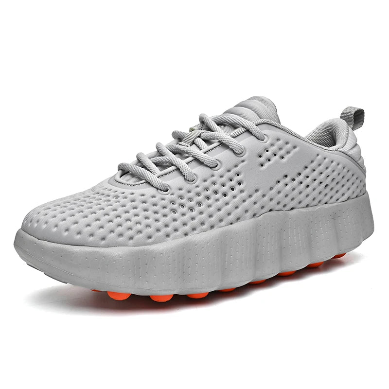 Brand Men Casual Shoes Thick Sole Soft Fashion Sneakers Summer Breathable Male Walking Shoes Zapatillas Hombre 88217 Mens Shoes