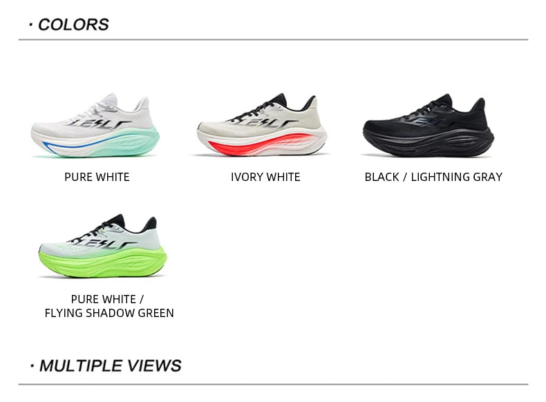 QIAODAN TG2.0 LEILI Men's Marathon Racing Shoes 2026 New High Rebound Shock Absorb Distance Training Sport Sneaker QDB023264285
